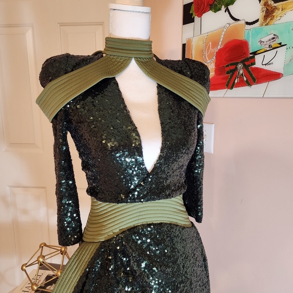 Zhivago Dresses House Of Zhivago Green Sequin Dress Poshmark